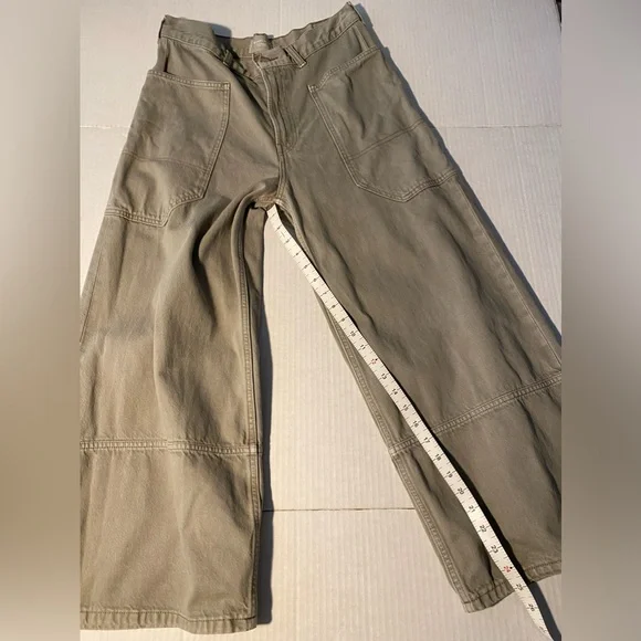 Everlane Gardner Jeans Moss Wide-Leg Pants Size 29 - Picture 9 of 16